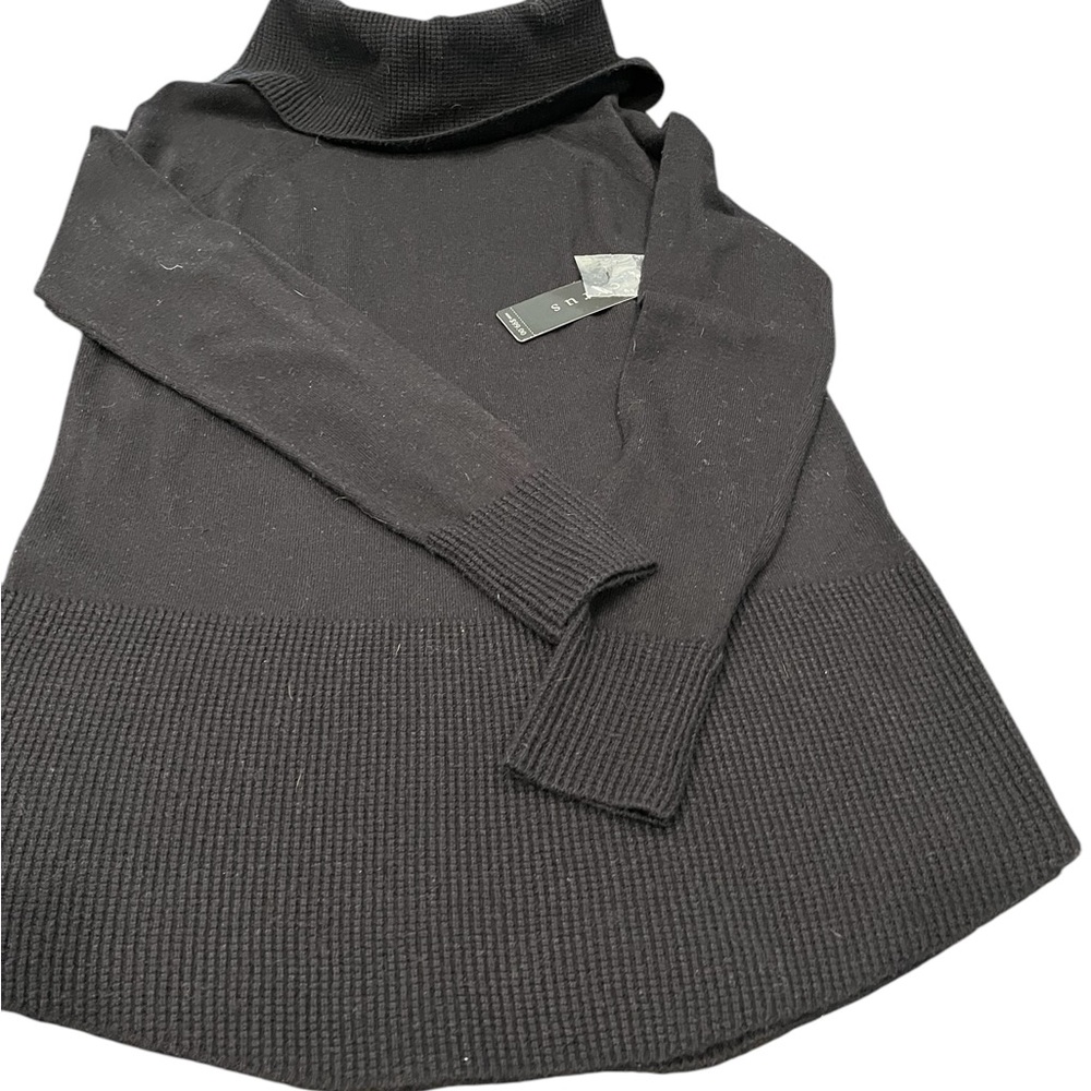 NWT Women’s Cyrus Size S Black‎ Cow Neck Sweater Long
